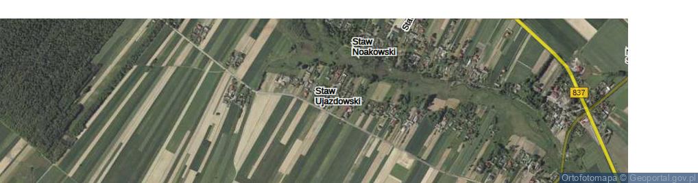 Zdjęcie satelitarne Staw Ujazdowski ul.